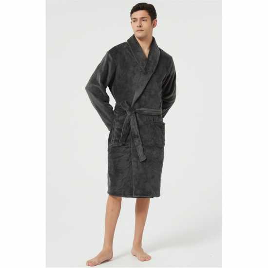 Howick Fleece Dressing Gown Угъл 