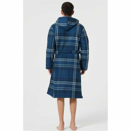 Howick Premium Bonded Check Dressing Gown  