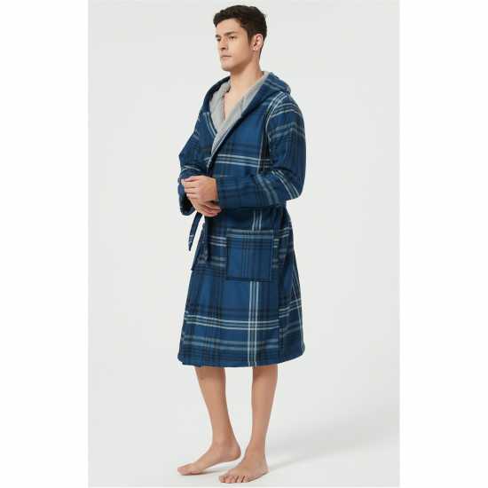 Howick Premium Bonded Check Dressing Gown  