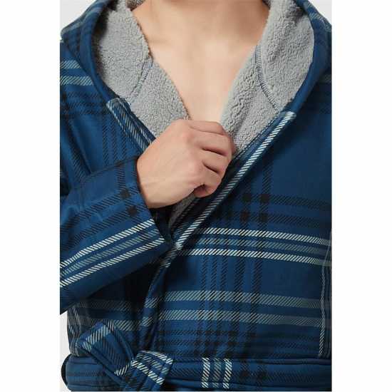 Howick Premium Bonded Check Dressing Gown  