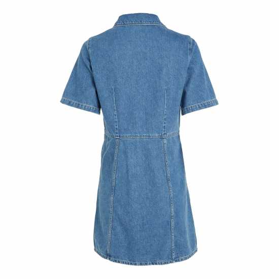 Tommy Jeans Slim Short Sleeve Denim Dress  Dresses Under 60