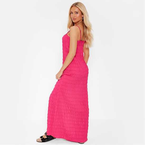 I Saw It First Textured Cami Maxi Dress РОЗОВО Дамски поли и рокли