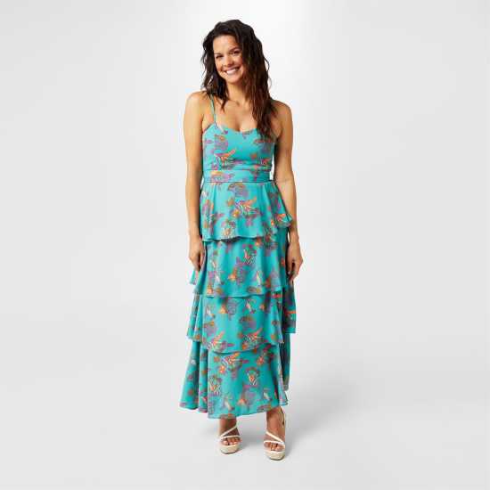 Biba Tiered Maxi Dress  