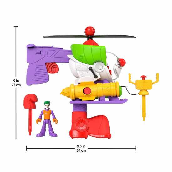 Fisher Price Dc Super Friends The Joker Robo Copter Playset  