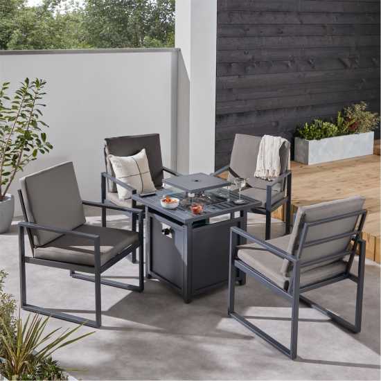 Linea Stockholm Firepit Table Conversation Set  Помпи и аксесоари