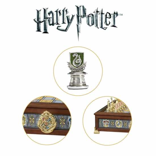 Harry Potter Quidditch Chess Set Silver And Gold Plated  