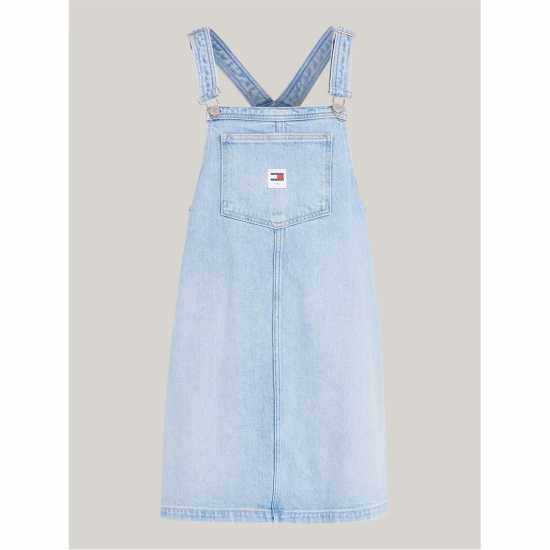 Tommy Jeans Tj Pinafore Drs Ld43 Деним светло Dresses Under 60