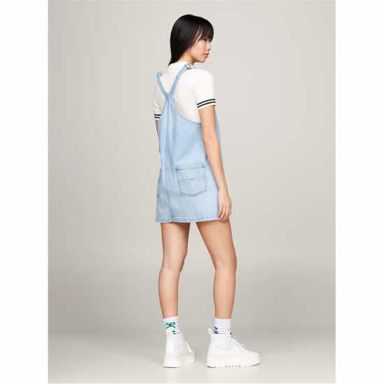 Tommy Jeans Tj Pinafore Drs Ld43 Деним светло Dresses Under 60