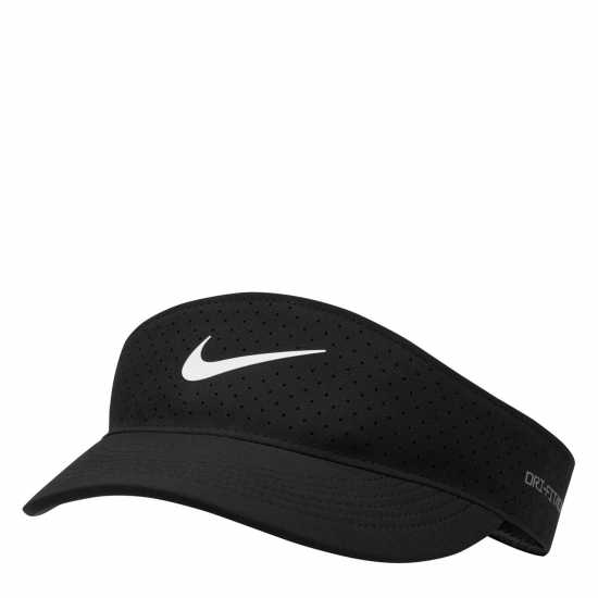 Nike Dri-Fit Adv Ace Tennis Visor Черно Шапки с козирка