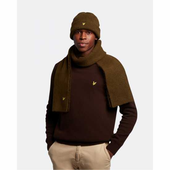 Lyle And Scott Lyle Chunky Scarf Sn99 Олива Зимни аксесоари