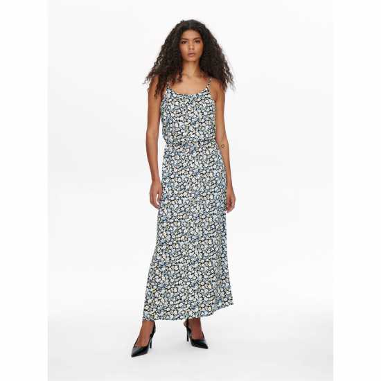 Only Printed Maxi Dress.  Дамски поли и рокли