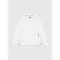 Tommy Hilfiger Блуза С Яка Essential Long Sleeve Polo Shirt Бял YBR 