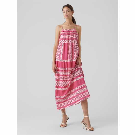 Vero Moda Vm Maxi Dress Ld99 Розова Яро Dresses Under 60