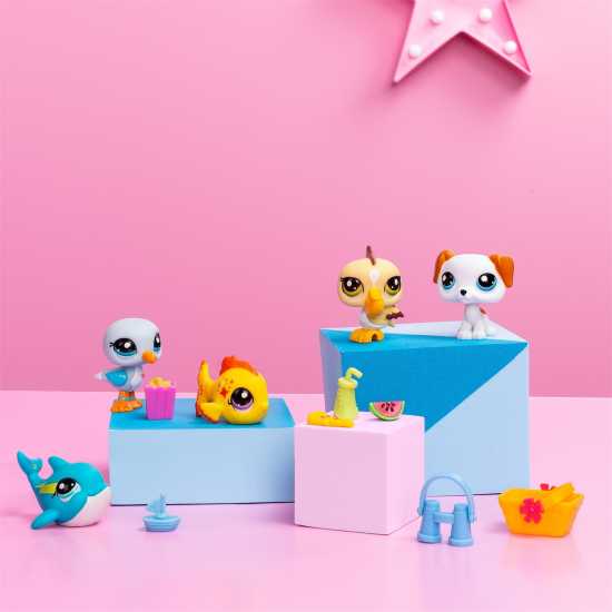 Littlest Pet Shop Cdt Lps Pet Coll 5 Pk Beach B  Подаръци и играчки