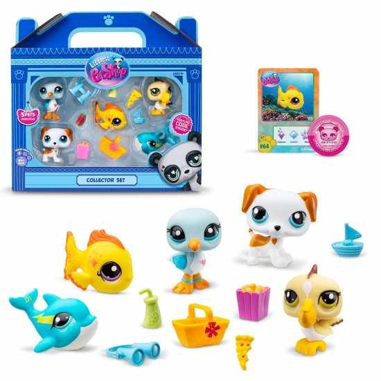 Littlest Pet Shop Cdt Lps Pet Coll 5 Pk Beach B  Подаръци и играчки