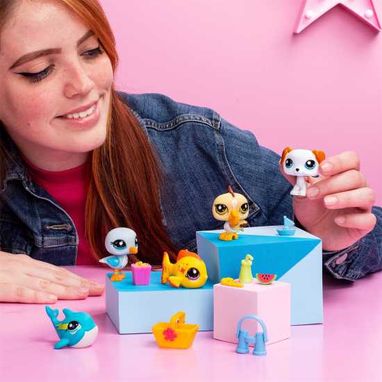 Littlest Pet Shop Cdt Lps Pet Coll 5 Pk Beach B  Подаръци и играчки