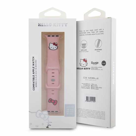 Hello Kitty Apple Watch Silicon Strap Pink  Часовници