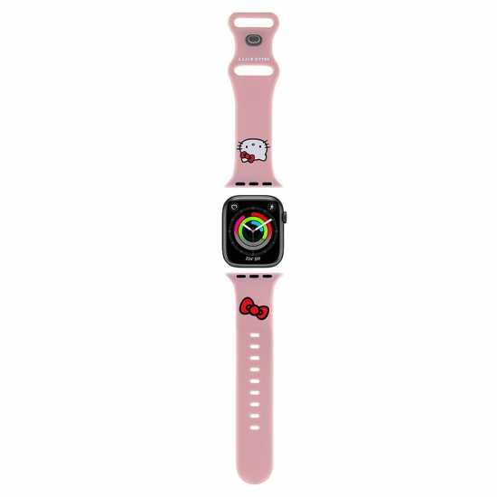 Hello Kitty Apple Watch Silicon Strap Pink  Часовници