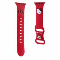 Hello Kitty Apple Watch Silicon Strap Logo Red  Часовници