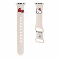 Hello Kitty Apple Watch Silicon Strap Beige  Часовници