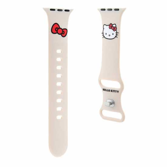 Hello Kitty Apple Watch Silicon Strap Beige  Часовници