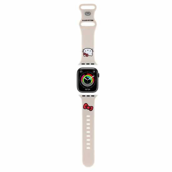 Hello Kitty Apple Watch Silicon Strap Beige  Часовници