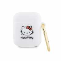 Hello Kitty Silicone Case For Airpods 1St Or 2Nd Gen White  Слушалки