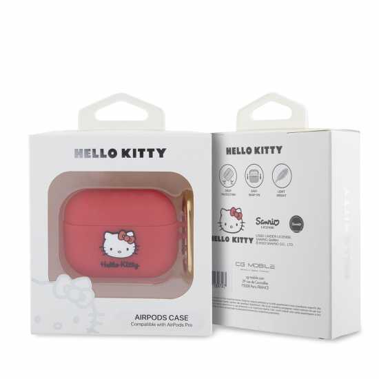 Hello Kitty Silicone Case For Airpods Pro 1St Or 2Nd Gen Fuschia  Слушалки