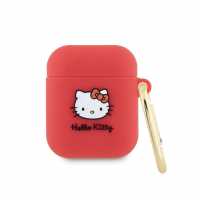 Hello Kitty Silicone Case For Airpods 1St Or 2Nd Gen Fuschia  Слушалки