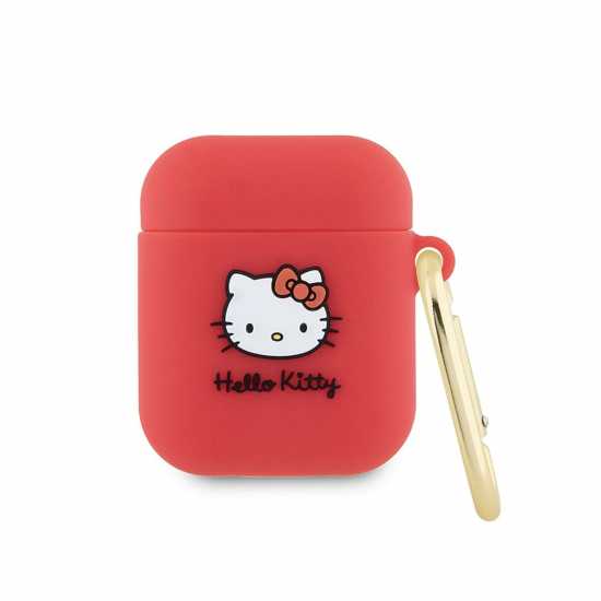 Hello Kitty Silicone Case For Airpods 1St Or 2Nd Gen Fuschia  Слушалки