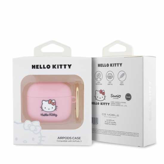 Hello Kitty Silicone Case For Airpods 3Rd Gen Pink  Слушалки