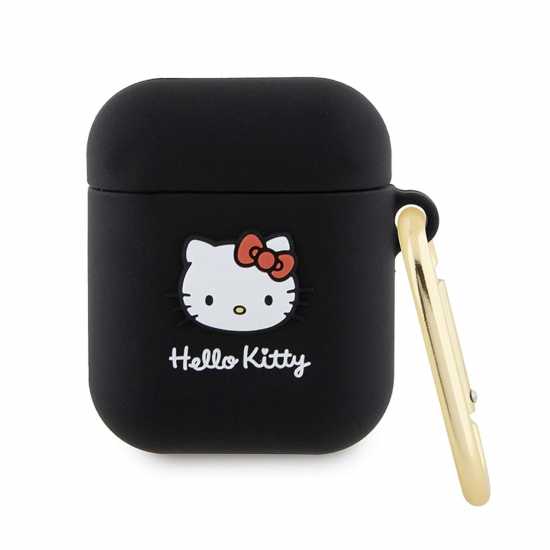 Hello Kitty Silicone Case For Airpods 1St Or 2Nd Gen Black  Слушалки