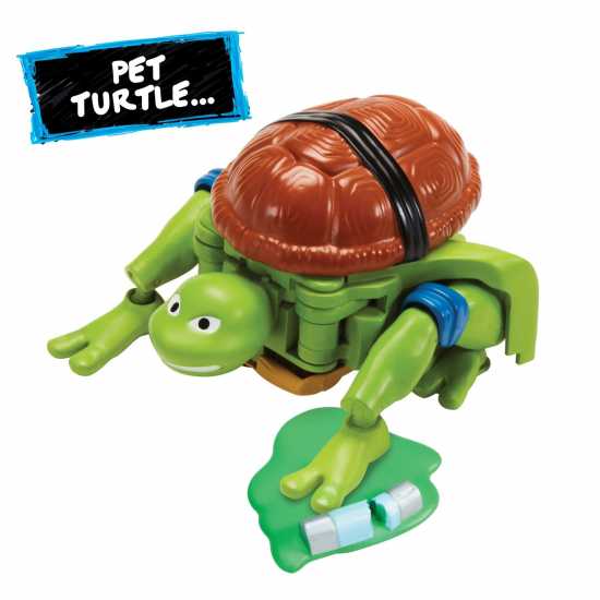 Teenage Mutant Ninja Turtles Of Teenage Mutant Ninja Turtles: Pet To Ninja Figure - Leonardo  Подаръци и играчки