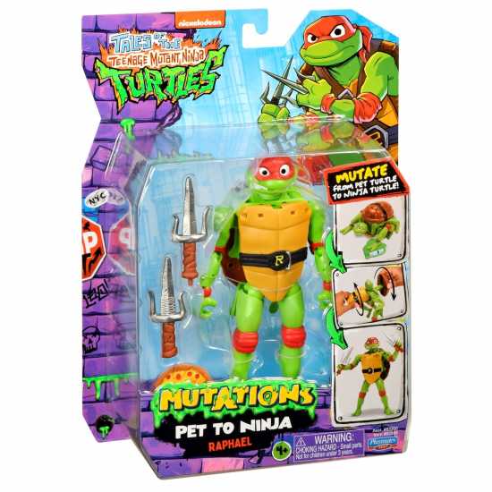 Teenage Mutant Ninja Turtles Of Teenage Mutant Ninja Turtles: Pet To Ninja Figure - Raphael  Подаръци и играчки