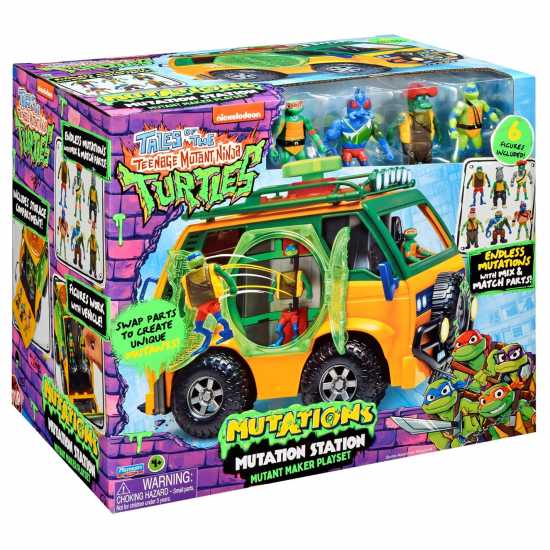 Teenage Mutant Ninja Turtles Of Teenage Mutant Ninja Turtles Mutation Station Playset With Figures  Подаръци и играчки