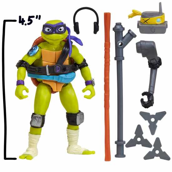 Teenage Mutant Ninja Turtles Of Teenage Mutant Ninja Turtles: Mutations Mix And Match 4.5-Inch Donatello  Подаръци и играчки