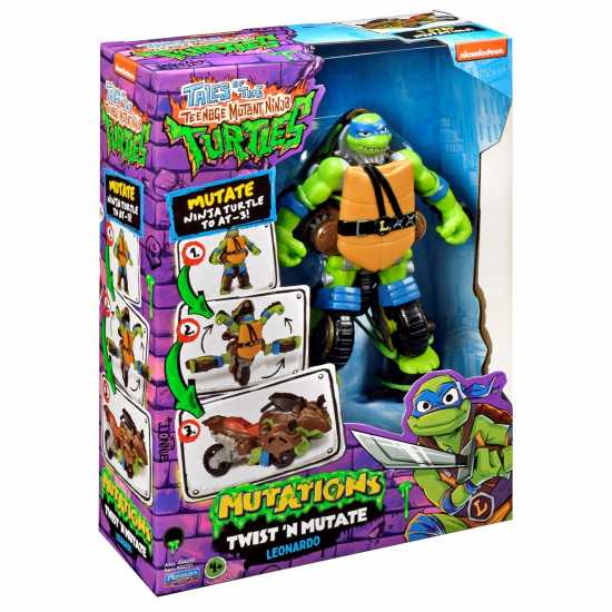 Teenage Mutant Ninja Turtles Of Teenage Mutant Ninja Turtles: Mutations Twist N Mutate Leonardo  Подаръци и играчки