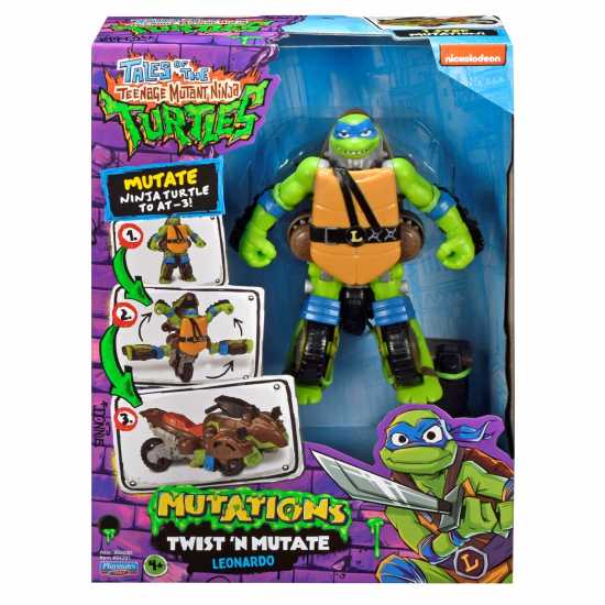 Teenage Mutant Ninja Turtles Of Teenage Mutant Ninja Turtles: Mutations Twist N Mutate Leonardo  Подаръци и играчки