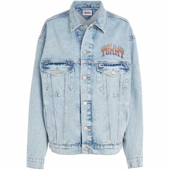 Дънково Яке Tommy Jeans Aiden Oversized Denim Jacket  Denim Edit