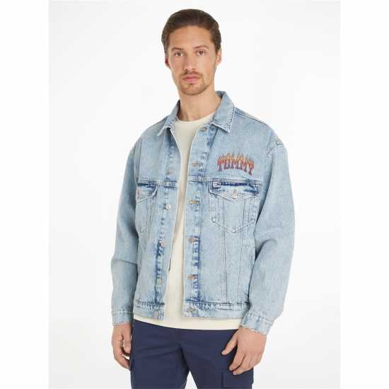 Дънково Яке Tommy Jeans Aiden Oversized Denim Jacket  Denim Edit