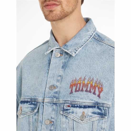 Дънково Яке Tommy Jeans Aiden Oversized Denim Jacket  Denim Edit