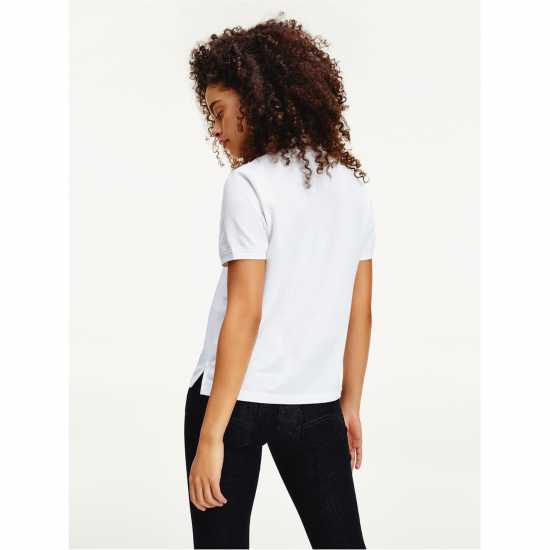 Блуза С Яка Tommy Jeans Slim Polo Shirt Бяло Holiday Essentials