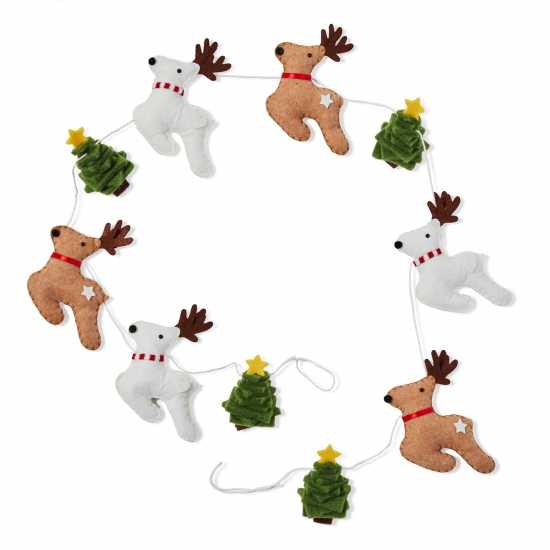 The Spirit Of Christmas 5Ft Felt Mixed Character Garland  