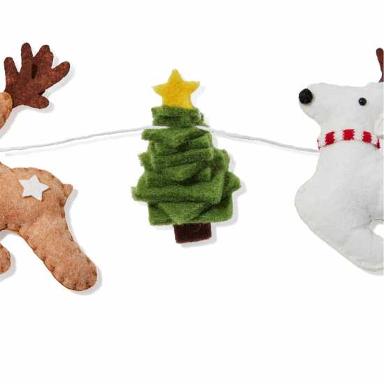 The Spirit Of Christmas 5Ft Felt Mixed Character Garland  